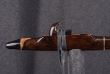 African Blackwood Burl Native American Flute, Minor, Mid A-4, #U6G (8)